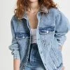 ANINE BING Rory Denim Jacket Vintage Blue
