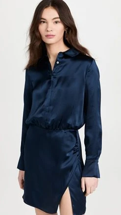 Amanda Uprichard Sheltan Dress Ink