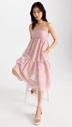 BAUM UND PFERDGARTEN Aviana Dress Big Pink Flower