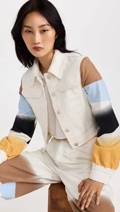 BAUM UND PFERDGARTEN Bixby Jacket Mountain Scape Yellow