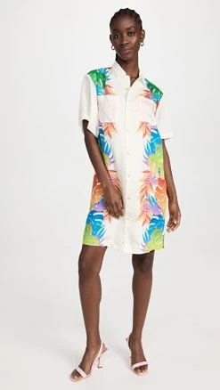 BruceGlen Island Gyal Camp Shirt Dress