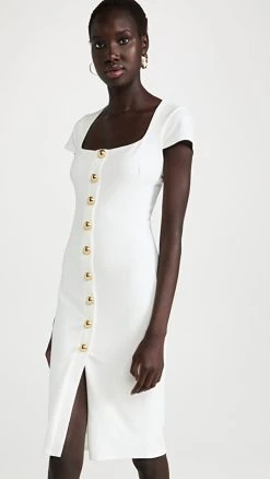 Black Halo Akira Sheath Dress Pearl