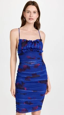 Black Halo Azra Sheath Dress Petal Blur