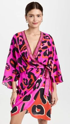 Camilla Draped Front Wrap Dress Always Change Your Spots