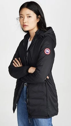 Canada Goose Camp Hooded Jacket Black