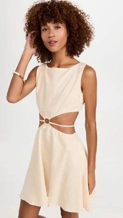 Charlie Holiday Sadie Dress White