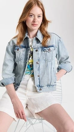 Free People Jolene Trucker Jacket Tennessee River