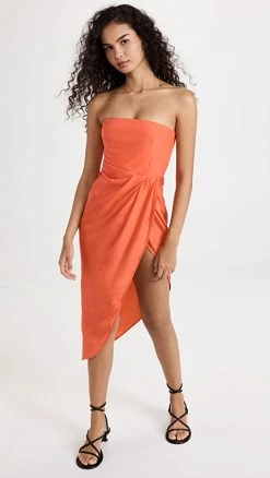 GAUGE81 Lica Short Dress Coral