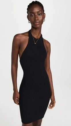 Hunza G Polly Dress Black