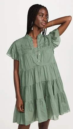 Isabel Marant Étoile Lanikaye Dress Verdigris
