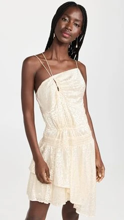 IRO Leodie Dress Off White