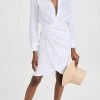 Just BEE Queen Valentina Wrap Dress White
