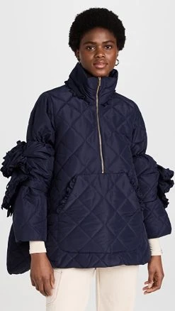 Kika Vargas Helen Anorak Parka Navy