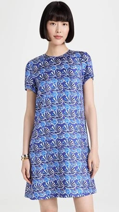 La Double J Mini Swing Dress Conchiglie