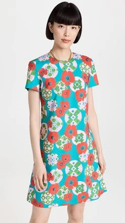 STAND STUDIO SHOP 47 La Double J Mini Swing Dress Nectar