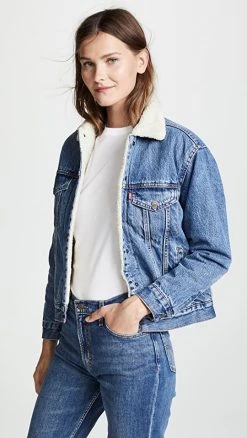 Levi's Ex-Boyfriend Sherpa Trucker Jacket Addicted To Love
