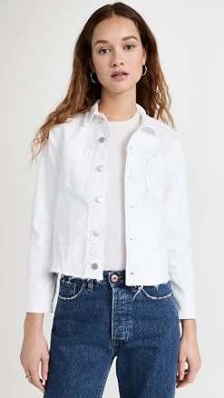 L'AGENCE Janelle Slim Jacket Blanc