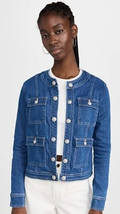 L'AGENCE Yari Collarless Jacket Century