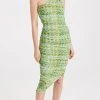 LIKELY Lizzy Dress Green Glow Multi