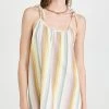 Madewell Lightestspun Tie-Strap Ruffle-Hem Cover-Up Dress Golden Meadow