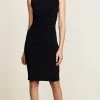 Norma Kamali Kamali Kulture Shirred Waist Dress Black