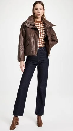 Pistola Denim Donovan Puffer Jacket Espresso