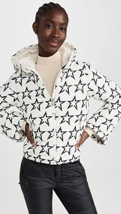 Perfect Moment Polar Flare Jacket Logo Star Print
