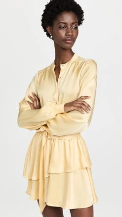 Ramy Brook Alexander Dress Daffodil
