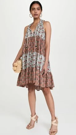 Ro's Garden Sofia Short Igor Dress Orange