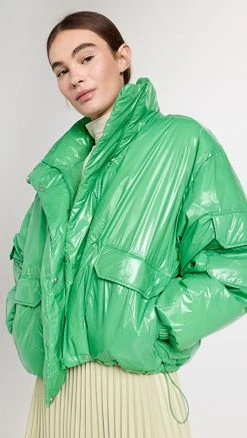 Stine Goya Tigerlily Jacket Aqua Green