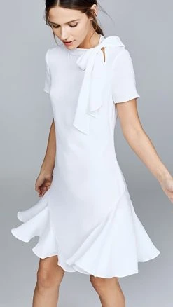 Shoshanna Bosher Dress Ivory