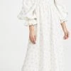 Sleeper Atlanta Linen Dress White & Yellow