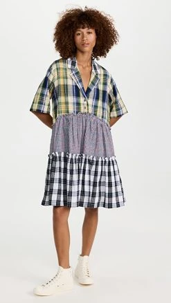 Stella Nova Ingeborg Dress Check Mix