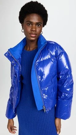 STAND STUDIO Tatum Jacket Electric Blue