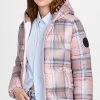 Save The Duck Alma Jacket Glen Tartan Pink-Macro