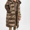 Varley Payton Puffer Coat Brushed Olive Metallic