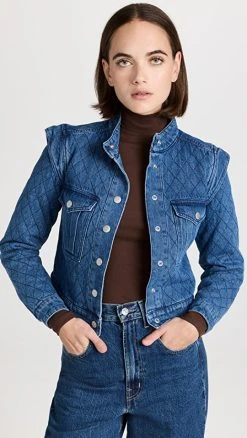 Veronica Beard Jean Killian Quilted Jacket Keystone