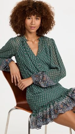 Veronica Beard Destiny Dress SEAGLASS MULTI